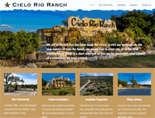 Tablet Screenshot of cielorioranch.com